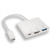 Adapter Type C - HDMI F/USB/PD Oem