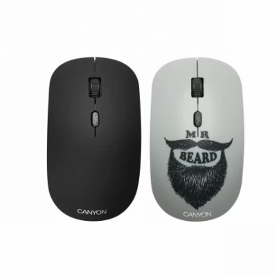Canyon CND-CMSW401BP, 800-1600dpi, 4 buttons, Black/Pic.