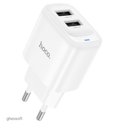 USB Charger 10W Hoco C141A, Dual 2xUSB