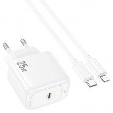 Сетевое зарядное устройство Hoco CS53A 25W + кабель Lightning
