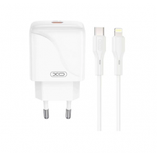 Сетевое зарядное устройство XO L141 20W + кабель Lightning