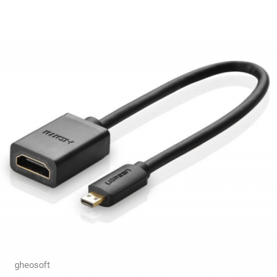 Adapter microHDMI M - HDMI F,, Oem