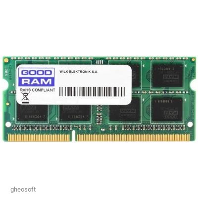 DDR4 8GB 2666 SODIMM GOODRAM, PC21300, CL19, Single Rank, 1024x8, 1.2V