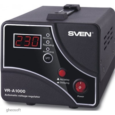 Стабилизатор напряжения Sven VR-A1000 600Вт