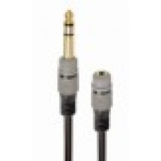 Adapter 6.3mm(M) - 3.5mm(F) Cablexpert 0.2m