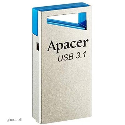 32GB USB3.1 Apacer AH155, Silver, Super-mini
