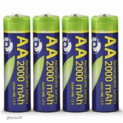 Аккумулятор EnerGenie AA 2000mAh (EG-BA-AA20R4-01)