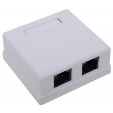 RJ45+RJ11 mount box, UTP Cat.5e. LY-SB09