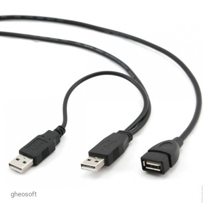 USB 2.0 удлинитель Cablexpert CCP-USB22-AMAF-6 (1.8 м)