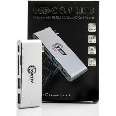 Type-C Hub Yamy Electronic, USB3.1x2, Card reader, PD