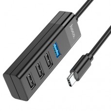 USB-хаб Hoco HB25 Type-C на 4 порта
