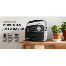 Радиоприемник Sven SRP-500: Bluetooth-колонка и портативное радио