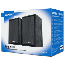 SVEN SPS-509, Black, 2x3W, USB