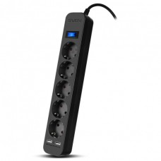 Sven 5 Sockets, 1.8m, Sven SF-05LU + 2USB