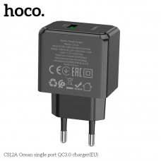 USB Charger 18W Hoco CS12A, QC3.0