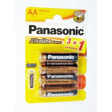 Батарейки Panasonic Alkaline Power AA (LR6) 1.5V, 4 шт.