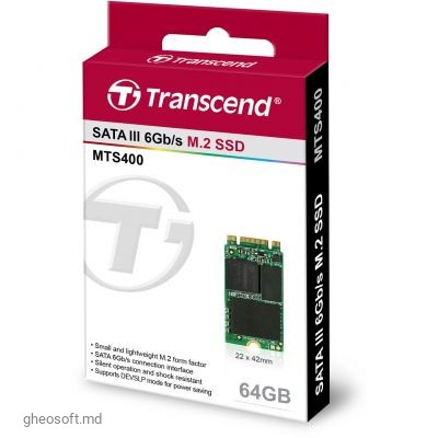 SSD M.2 64GB Transcend MTS400