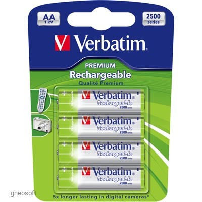 Аккумулятор AA Verbatim 2470mAh (модель 49941)