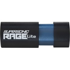 128GB USB3.2 Patriot Supersonic Rage Lite Black (Up to 120MB/s Read Speed)