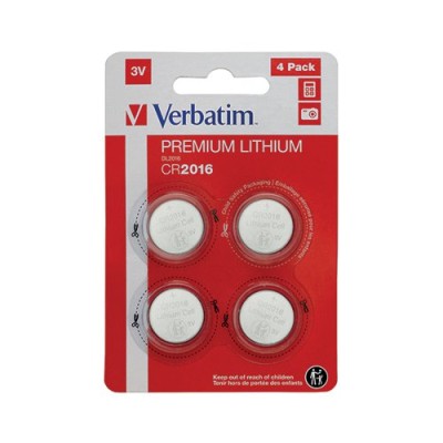 Baterie Litiu Verbatim CR2016 (Model 49531) - 1 bucată