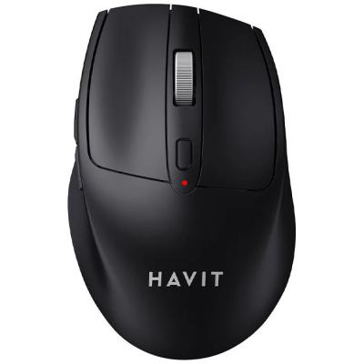 Havit MS61WB, 1200-3200dpi, 6 buttons, Ergonomic, 1xAA, 2.4Ghz, Black
