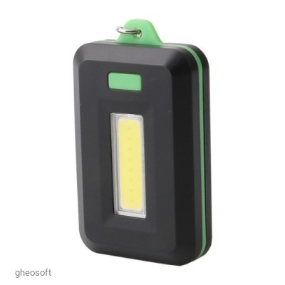Keychain 3W Mini COB LED Flashlight Emergency. 3xAAA