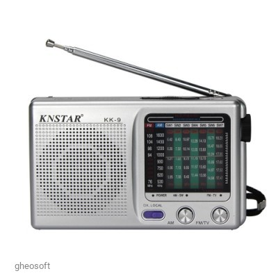 Pocket Radio, BAIJIALI KK9, 2xAA