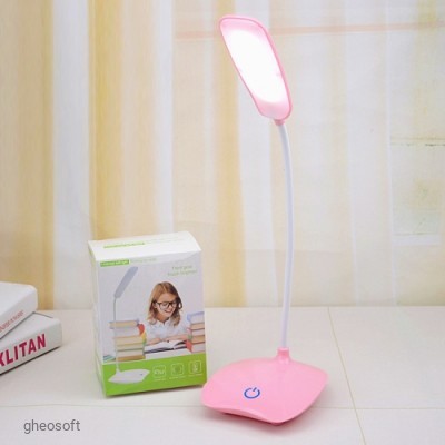 Desk lamp Love eye soft light, rechargable, Pink