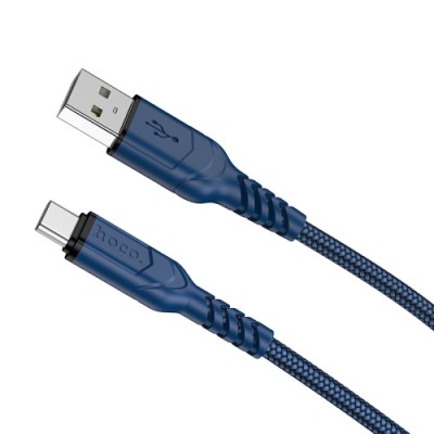 Cablu USB-A la USB-C Hoco X59, 2m, 3A, Nylon