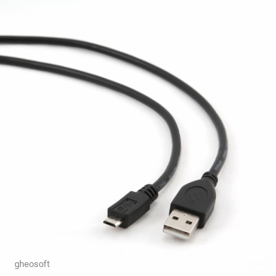 Кабель USB 2.0 AM - micro B Gembird 0.5 м (CCP-mUSB2-AMBM-0.5M)