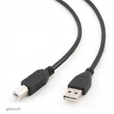 Cable USB A/B, 3.0m, Gembird CCP-USB2-AMBM-10