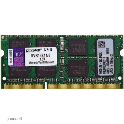 SODIMM DDR3 8GB 1600MHz Kingston