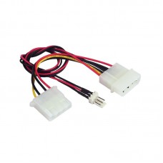 Internal power adapter cable for 12 V cooling fan