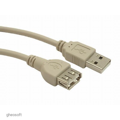 USB2.0 AM - AF 0.75cm Cabexpert