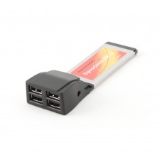 ExpressCard 34mm, USB-2.0 Host, Gembird PCMCIAX-USB24