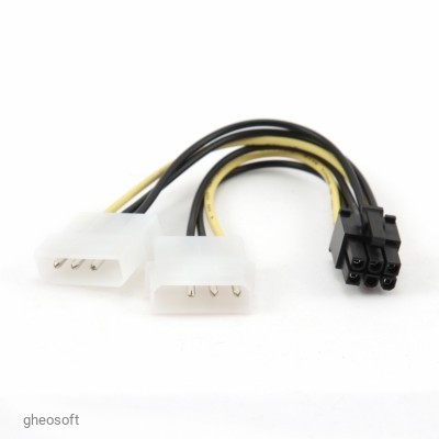 Кабель питания Gembird CC-PSU-6 (6-pin PCI-E)