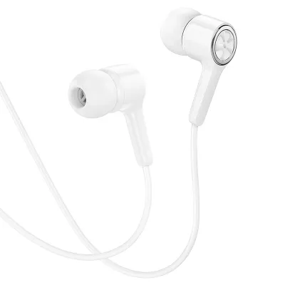 Căști cu fir Hoco M104 USB-C, Alb