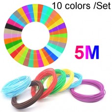 3D Printing PCL Set, 10 colors x 5m