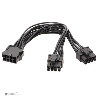 Power Cable PCI-E 8pin - 6+2pin x 2