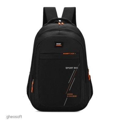 Backpack Sport bag. 30 x 14 x 45cm. Black