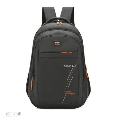 Backpack Sport bag. 30 x 14 x 45cm. Grey