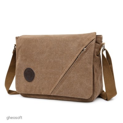 Shoulder bag LIJIEBAO Canvas. Coffee