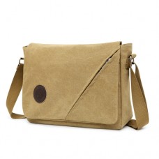 Shoulder bag LIJIEBAO Canvas, Khaki