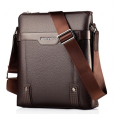 Shoulder bag WEIXIER, PU Leather, 28x25x6cm, Brown