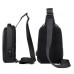 Crossbody WEIXIER X313 USB Port. Black Gold