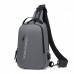 Crossbody WEIXIER X313 USB Port. Grey
