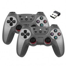One for Two KM-029, 2in1, Double, PC/Linux/Android/TVbox, Elegant Silver
