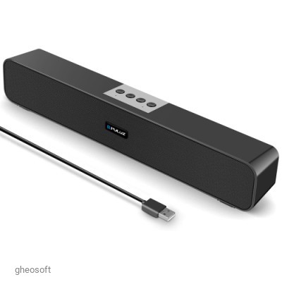Soundbar PULUZ 10W, Bluetooth, Black