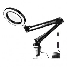 Desk lamp 5X Magnifying, Clip, Large
