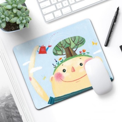 Rubber Mouse Pad. Size: 21 X 26cm - Big Head